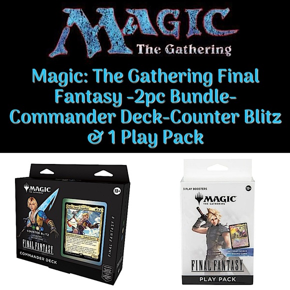 ✨Magic: The Gathering X Final Fantasy 2pc Bundle:...